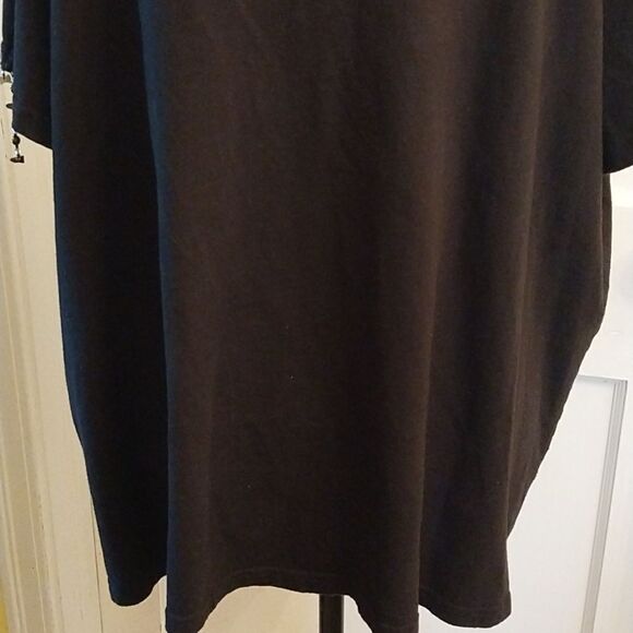 Women Basic Edition Black Embellished Brown Top Size 3XL - Picture 7 of 15